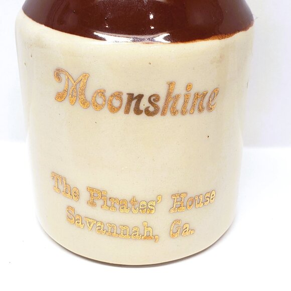 Souvenir Moonshine Jug Stoneware Paden City Artware Pirate's House Savannah GA - Picture 2 of 7